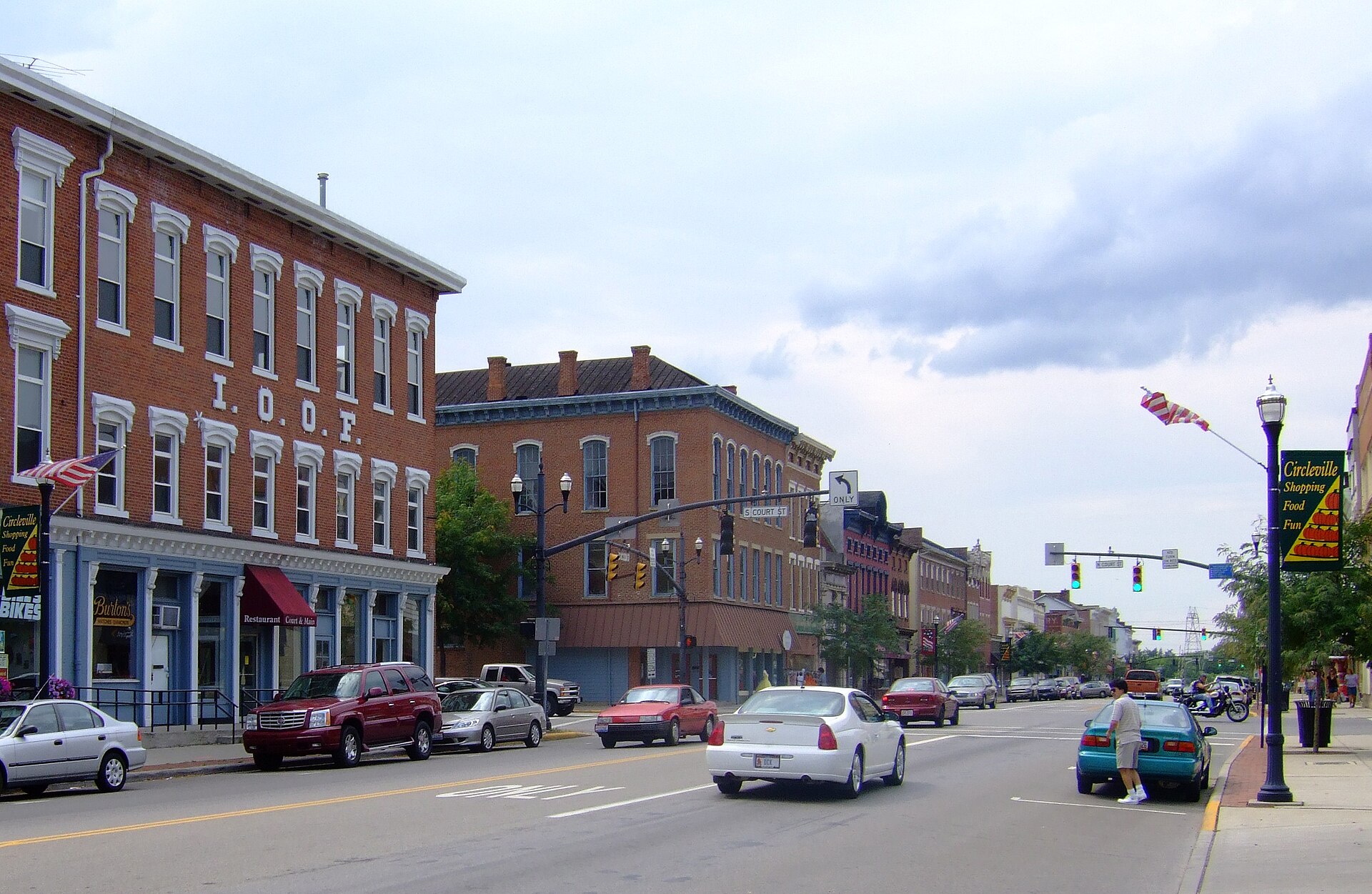 Main Street in Circleville, Ohio, today: the town of some ten thousand people where the anonymous letters circulated for twenty years