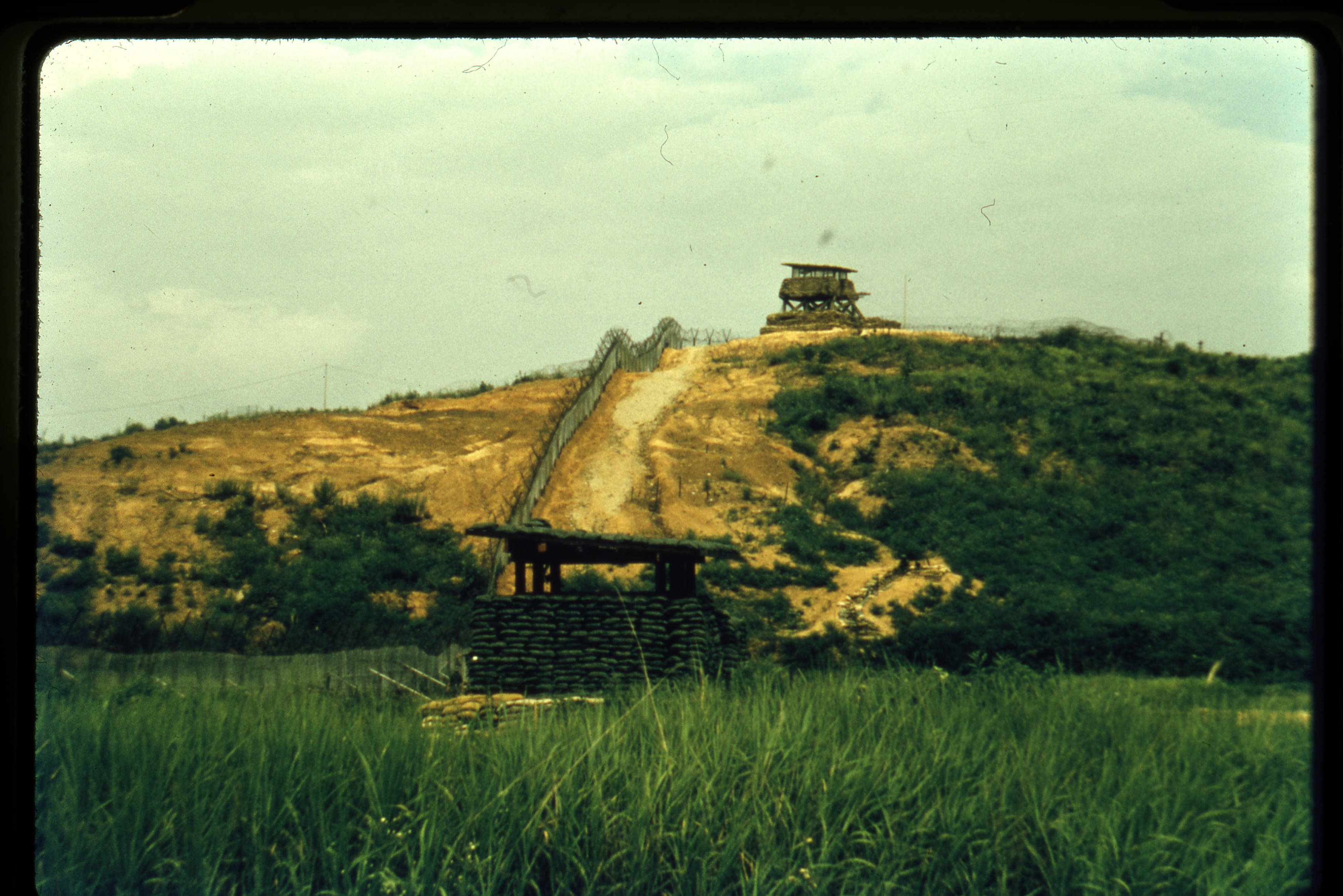 The southern-limit fence in 1968 — this fence has stood on the same line for more than half a century.
