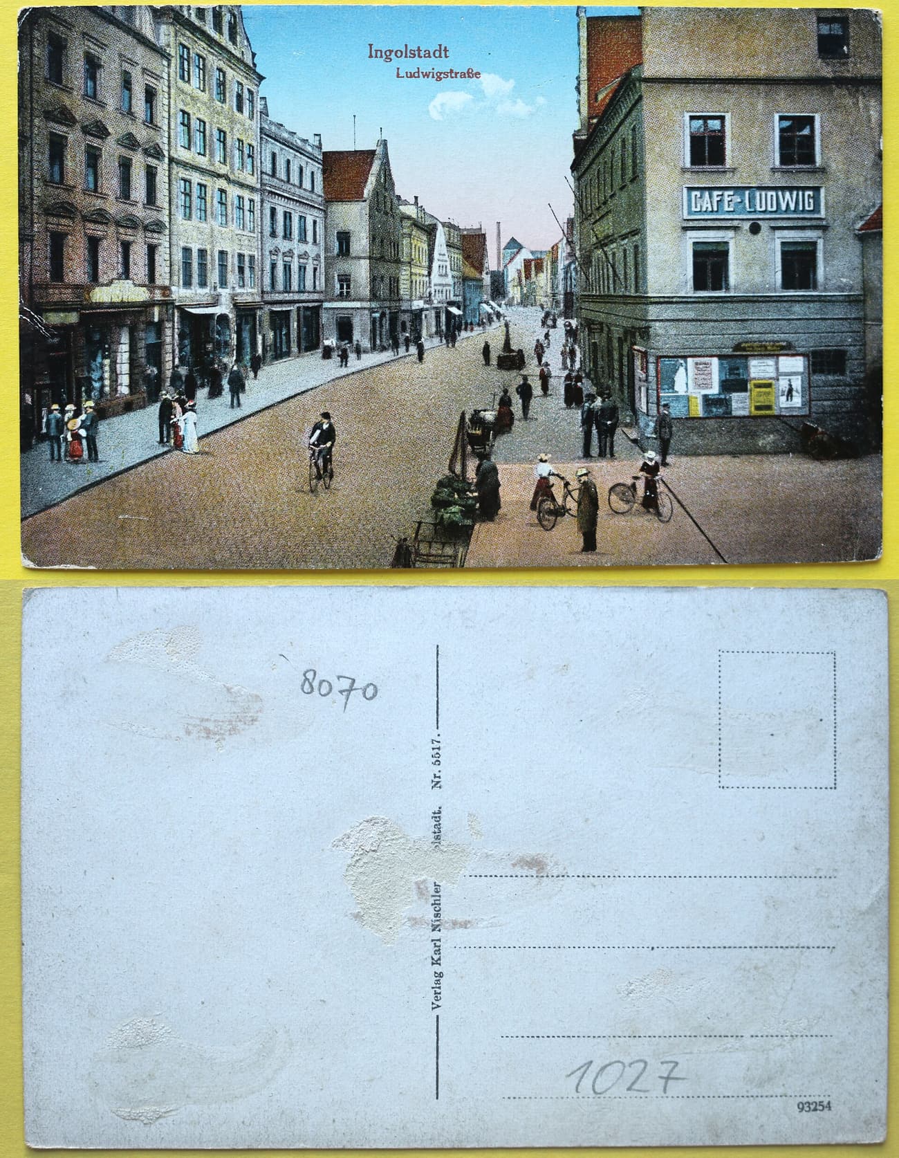 A street in Ingolstadt, the Bavarian region around Hinterkaifeck, early 20th century. (Public domain)