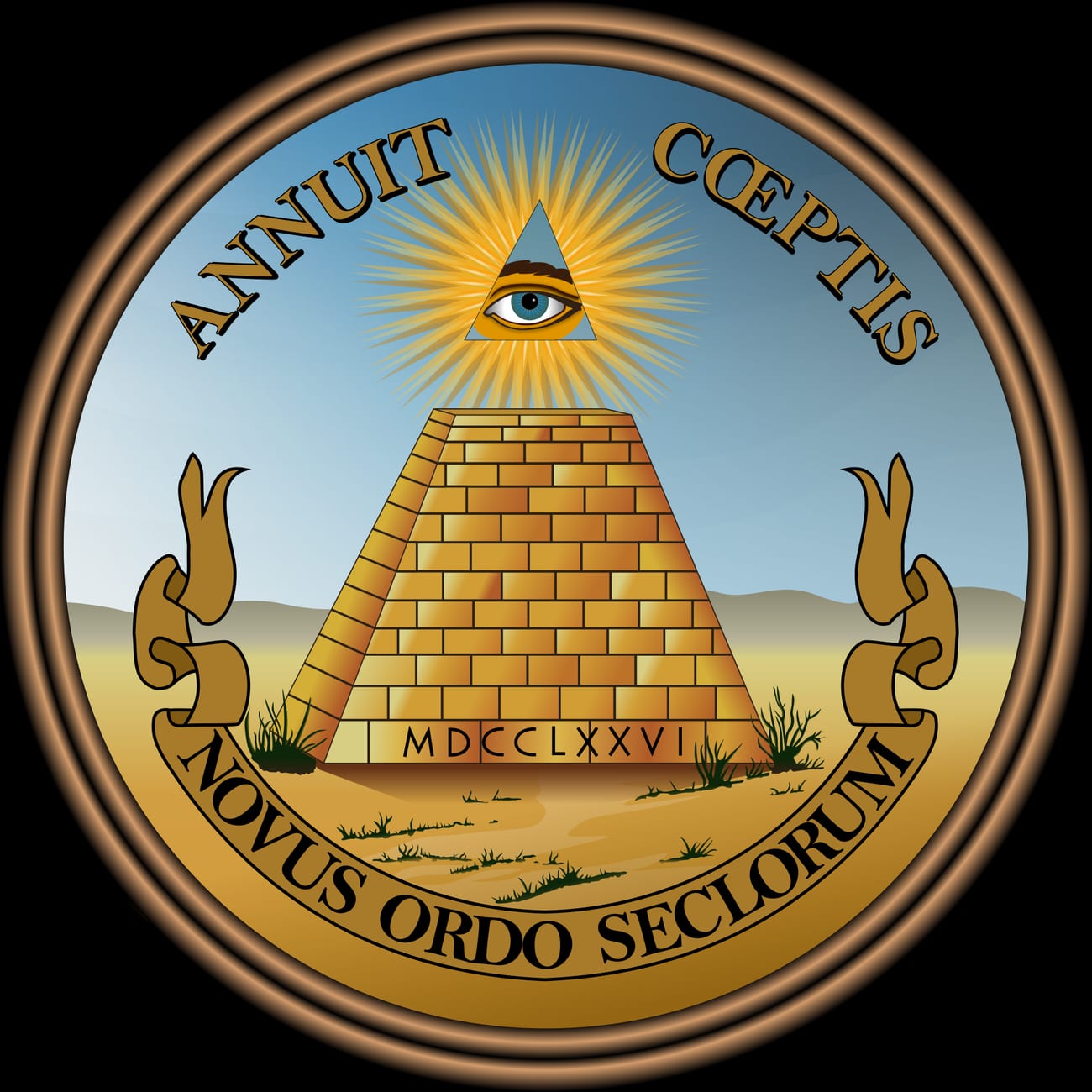 The reverse of the Great Seal of the United States, designed in the 1780s. (Public domain)