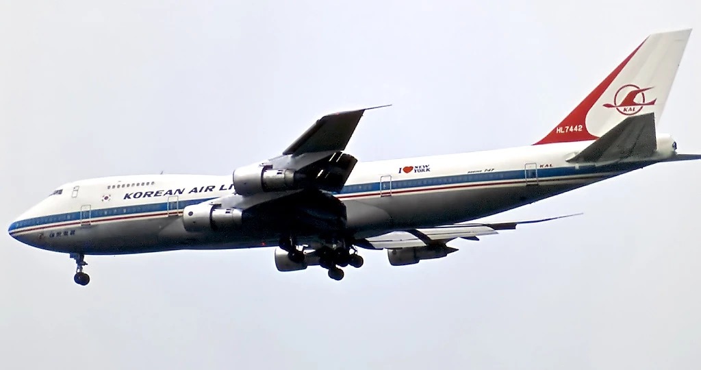 Korean Air Lines Boeing 747-230B HL7442, the very aircraft lost on 1 September 1983