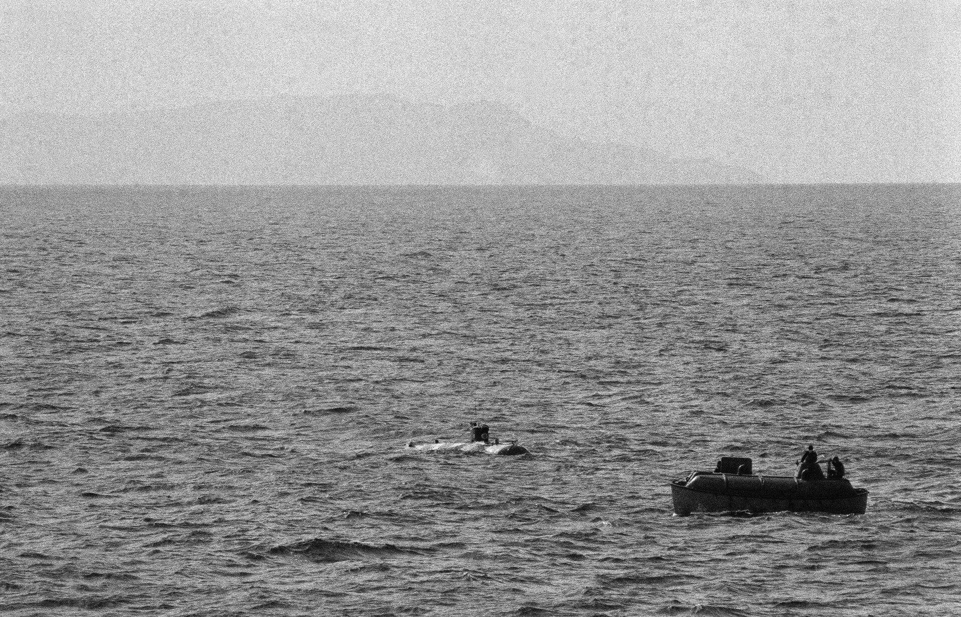 A Soviet vessel in the KAL 007 search area (US Navy, 1983)