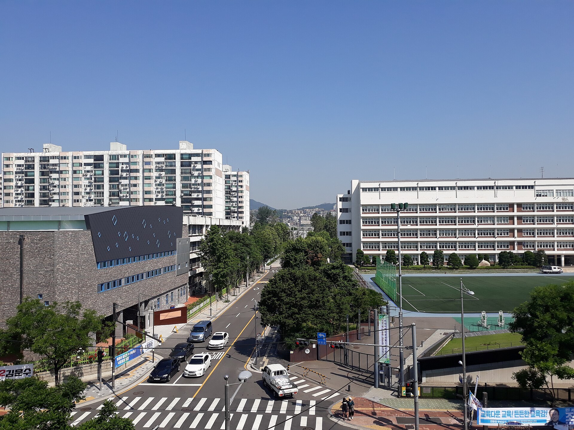 The Apgujeong neighbourhood, where the boy disappeared, as it looks today. The photograph was taken in the present day, not at the time of the case.