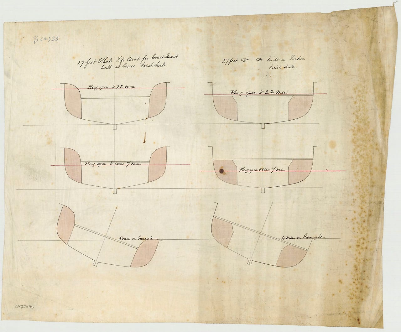 A 19th-century ship's lifeboat — the single small boat missing from the Mary Celeste. (Public domain)