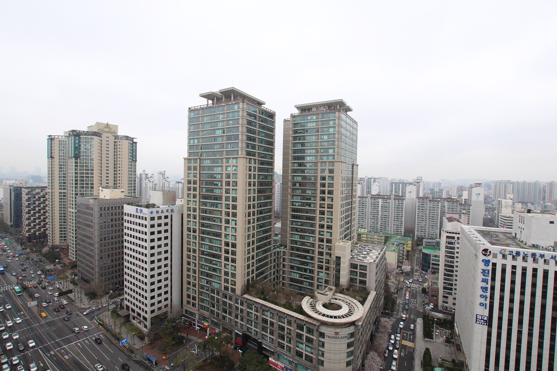 Dohwa-dong, Mapo-gu — the area near the site as it looks today, not a photograph taken in 1992